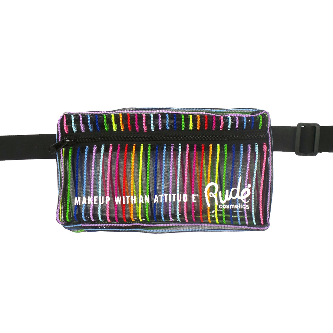 Rude Rainbow Fanny Pack Makeup Cases & Bags by Rude Cosmetics | Fleurcouture