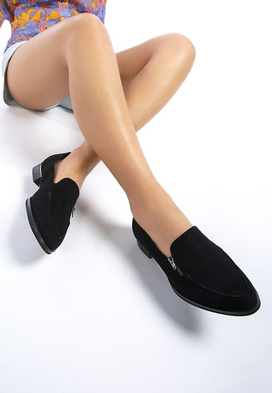 SARA Suede Slip-On Loafers by Rag Company | Fleurcouture