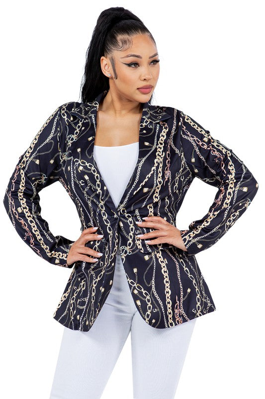 SEXY FASHION BLAZERE BLACK by By Claude | Fleurcouture