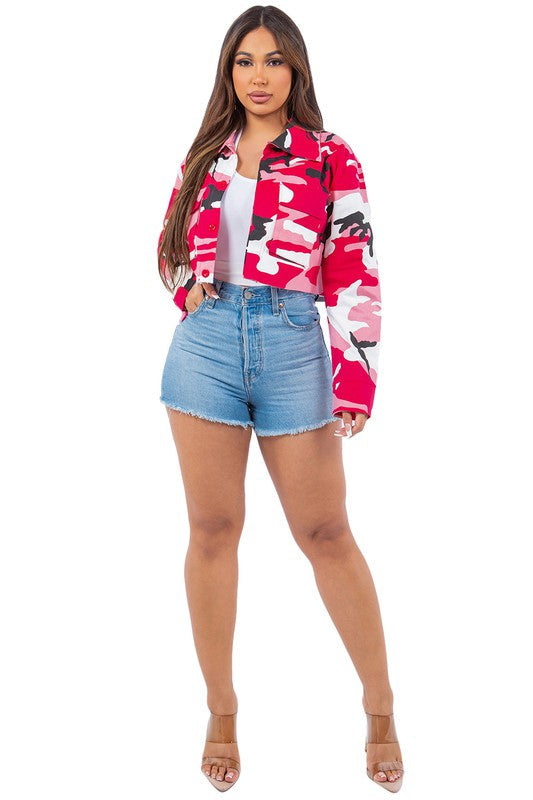 SEXY FASHION JACKETS PINK by By Claude | Fleurcouture
