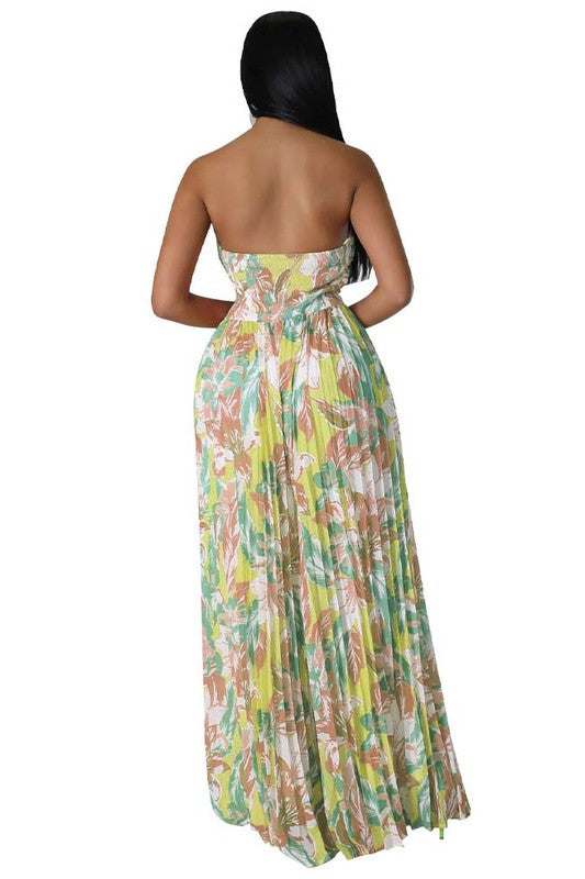SEXY SUMMER JUMPSUIT YELLOW GREEN by By Claude | Fleurcouture