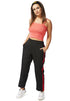 Side Taped Straight Trousers Black L by Rag Company | Fleurcouture
