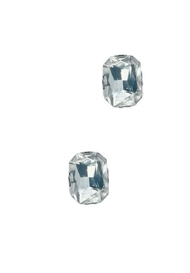 Silver Stud Earrings Silver One Size Earrings by Grace & Emma | Fleurcouture