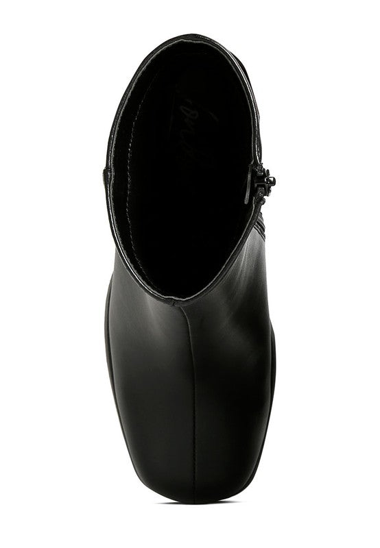 Sins Platform Bootie Black by Rag Company | Fleurcouture