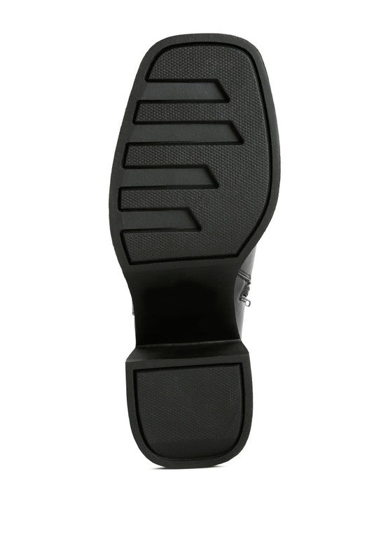 Sins Platform Bootie Black by Rag Company | Fleurcouture