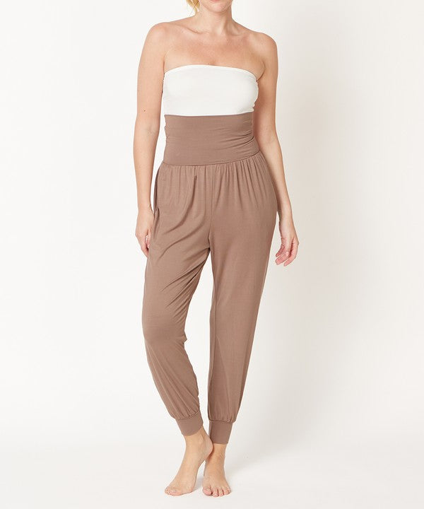 SK YOGA JOGGER NEW MOCHA S by Fabina | Fleurcouture
