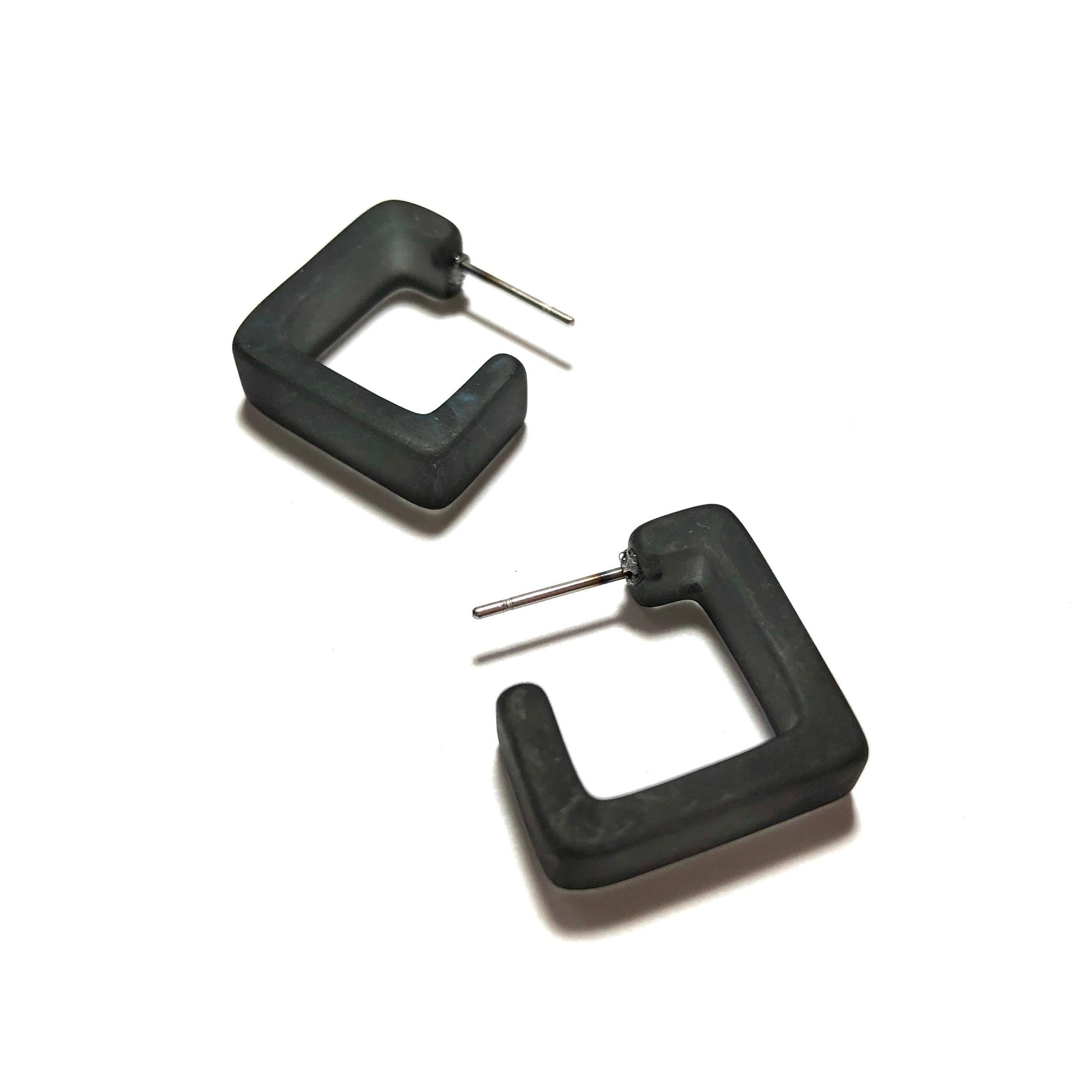 Small Square Hoop Earrings Square Hoops by Leetie Lovendale | Fleurcouture