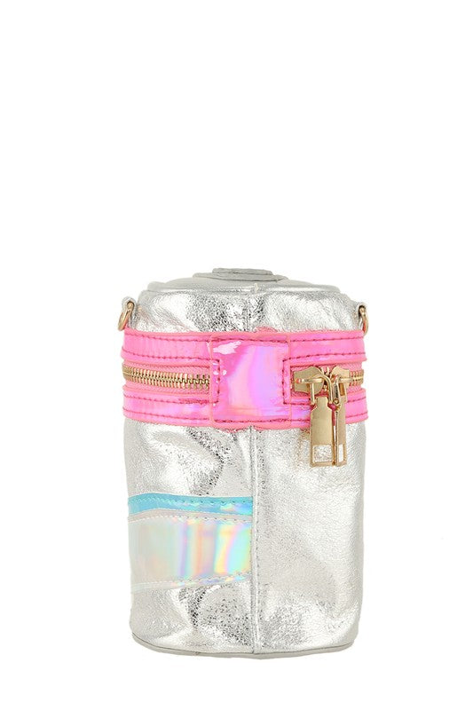 Soda Pop Can Shape Novelty Bag SILVER OS by ICCO ACCESSORIES | Fleurcouture