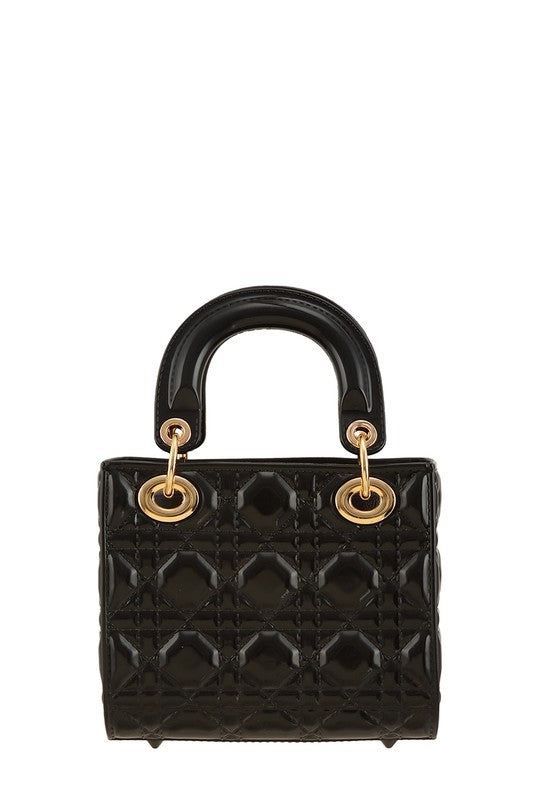 Square JADORE Accent Jelly Purse Flap Bag OS by ICCO ACCESSORIES | Fleurcouture