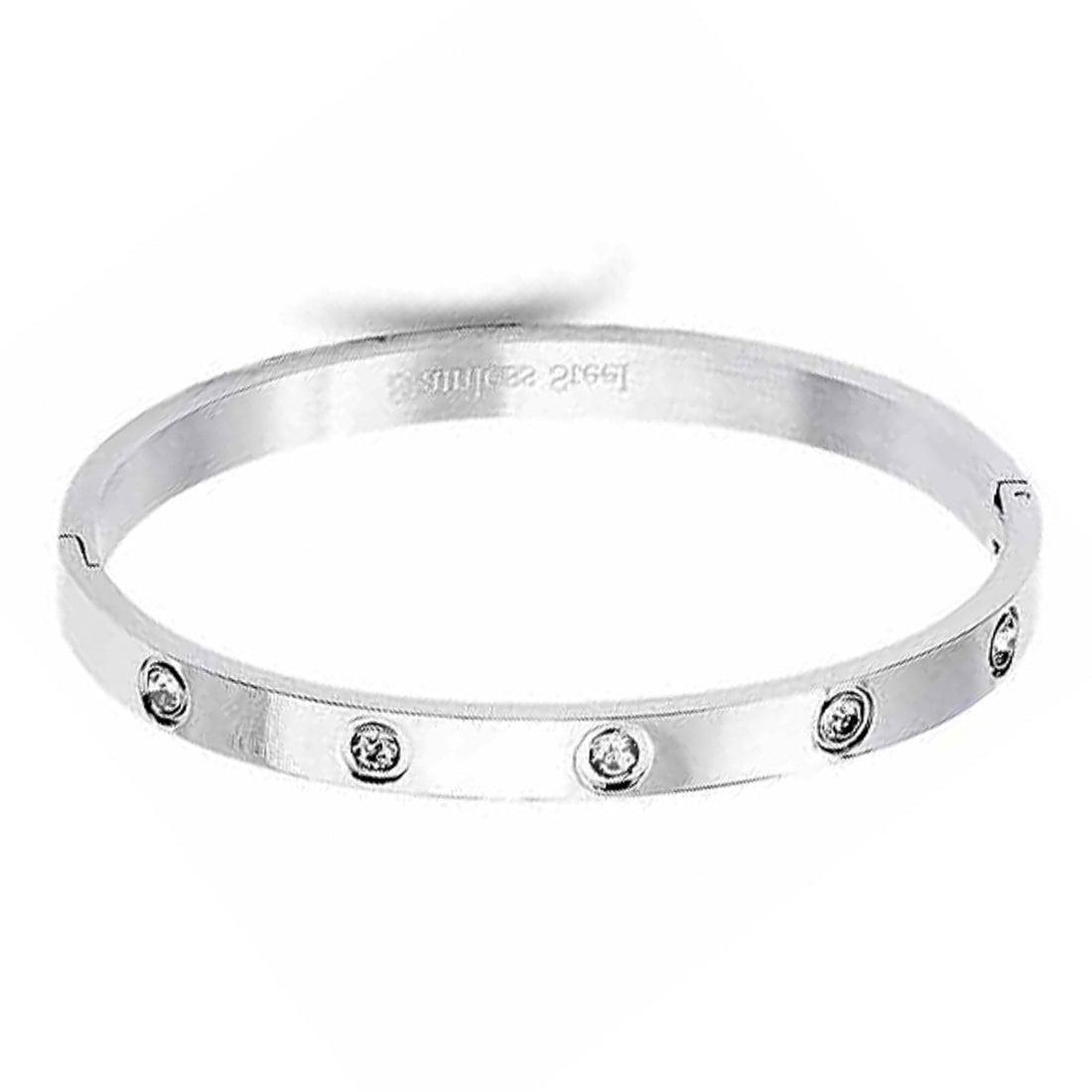 Stainless Steel Cubic Metal Bracelet by Fleurcouture | Fleurcouture