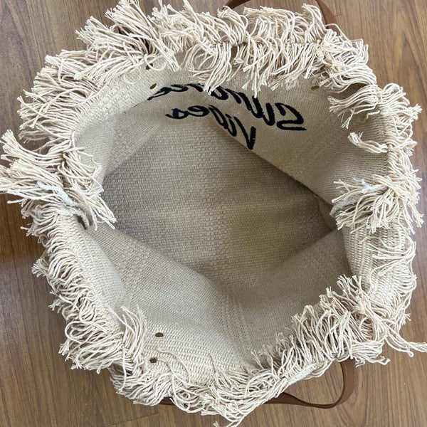 Summer Vibes Tote Handbag Purse Beach Totes 1 by Dani & Em | Fleurcouture