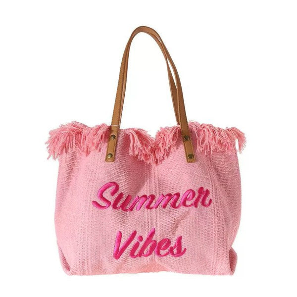 Summer Vibes Tote Handbag Purse Beach Totes 1 by Dani & Em | Fleurcouture