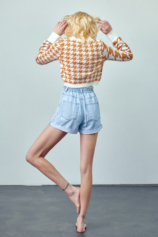 Super High Rise Mom Shorts LIGHT by Denim Lab USA | Fleurcouture