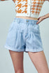 Super High Rise Mom Shorts LIGHT S by Denim Lab USA | Fleurcouture