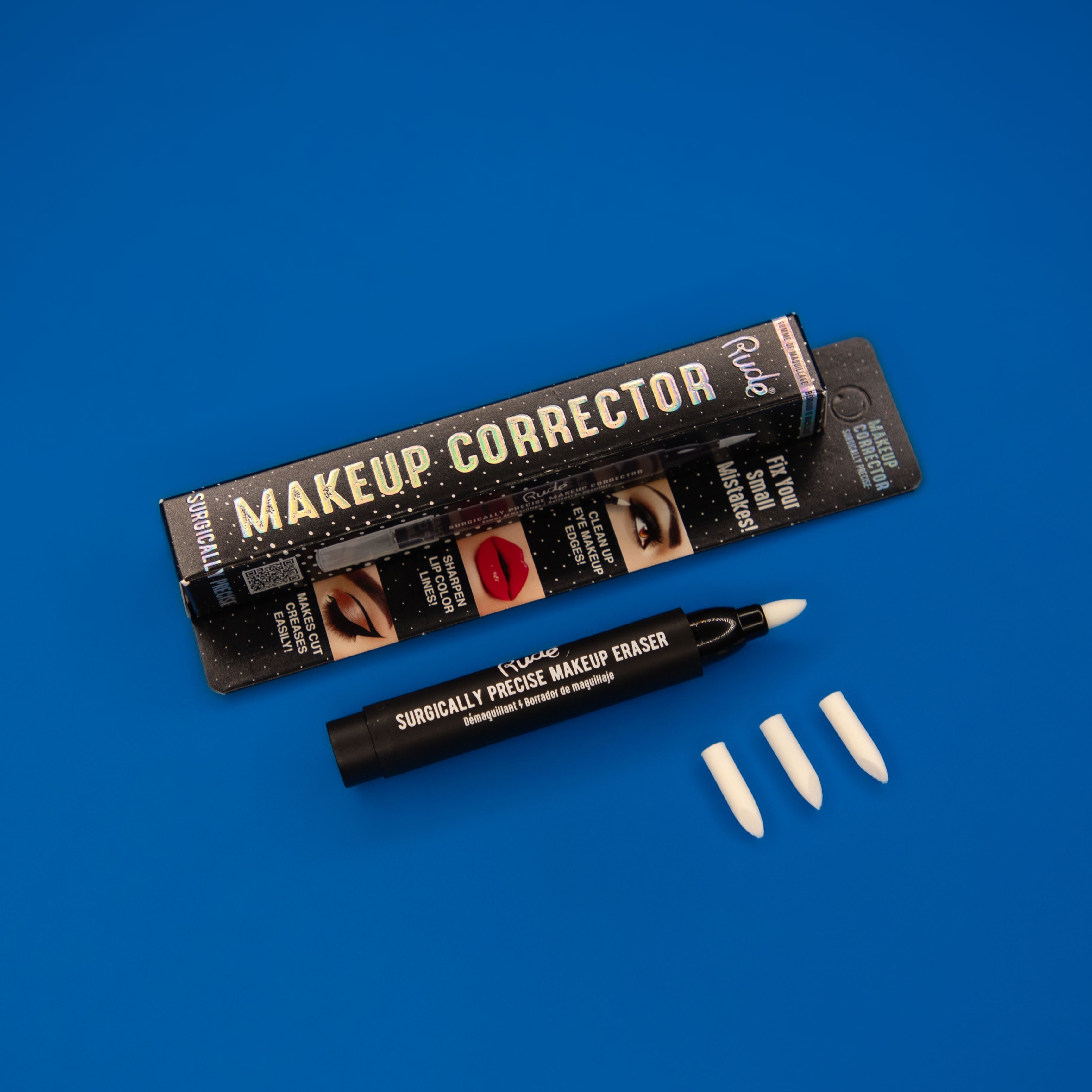 Surgically Precise Makeup Corrector Makeup Remover by Rude Cosmetics | Fleurcouture
