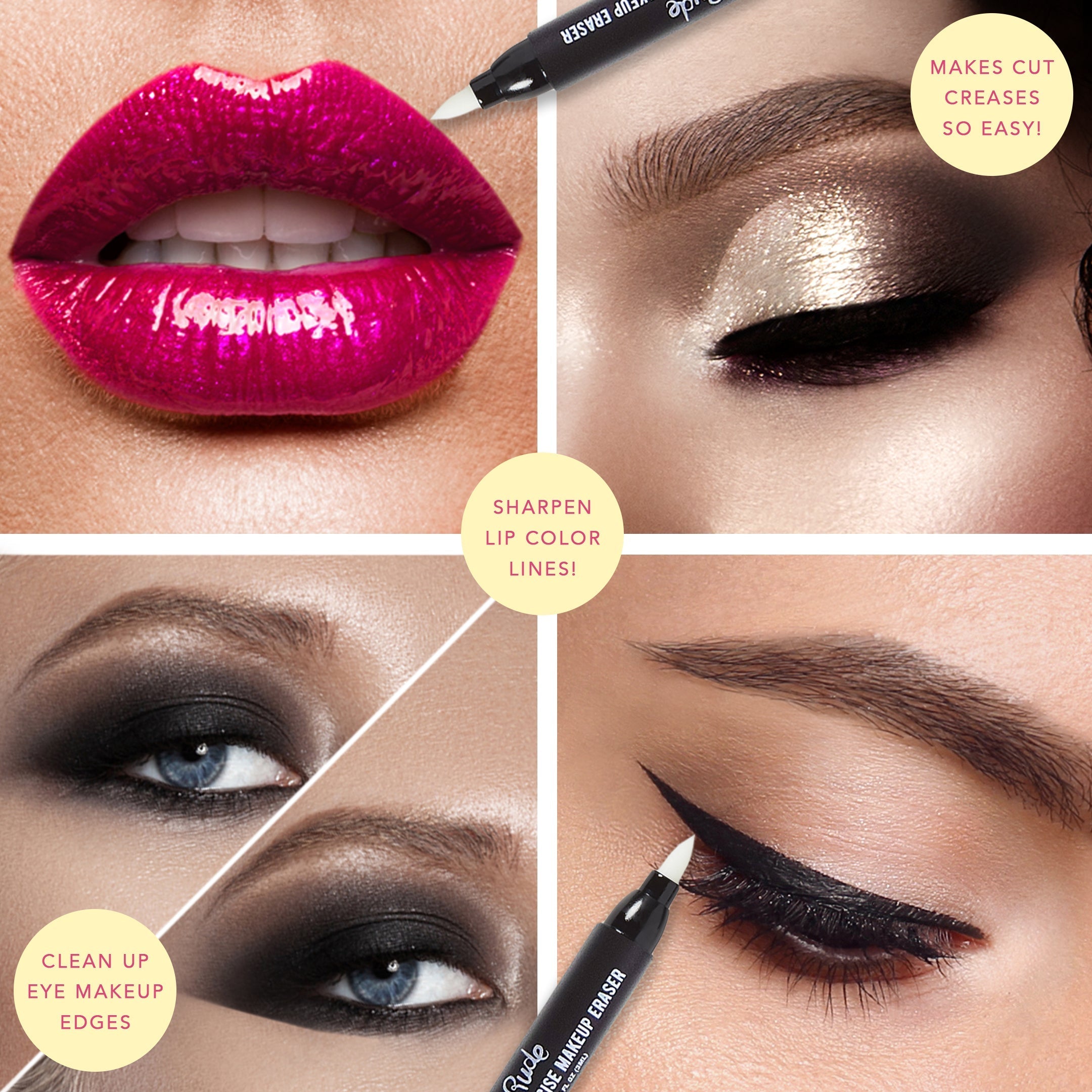 Surgically Precise Makeup Corrector Makeup Remover by Rude Cosmetics | Fleurcouture