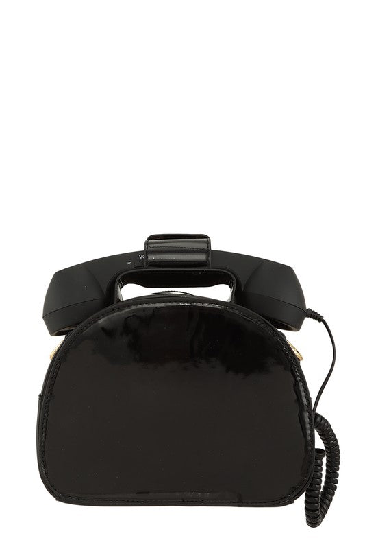 Telephone Shaped Purse Shoulder Crossbody Bag OS by ICCO ACCESSORIES | Fleurcouture