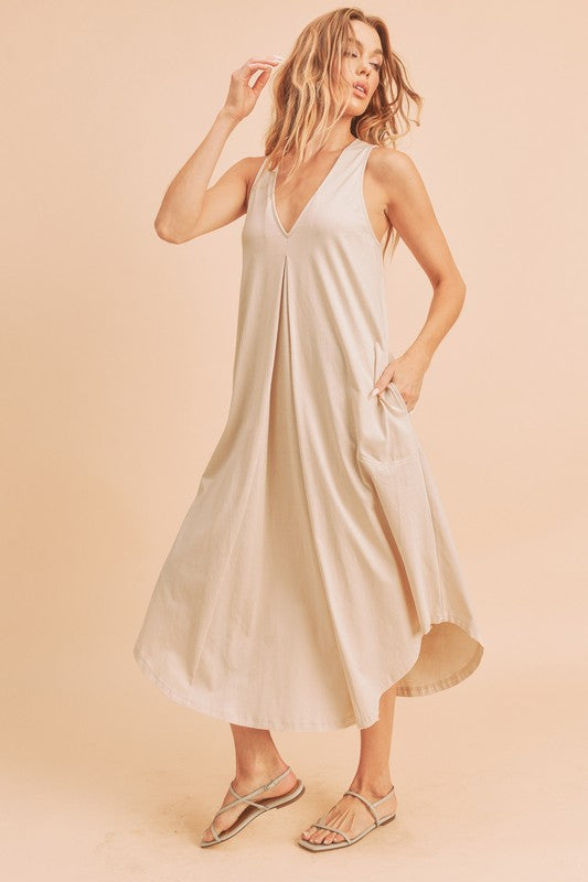 Telisa Midi Dress COBALT S by Aemi + Co | Fleurcouture