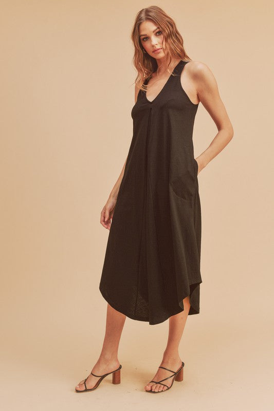 Telisa Midi Dress COBALT S by Aemi + Co | Fleurcouture