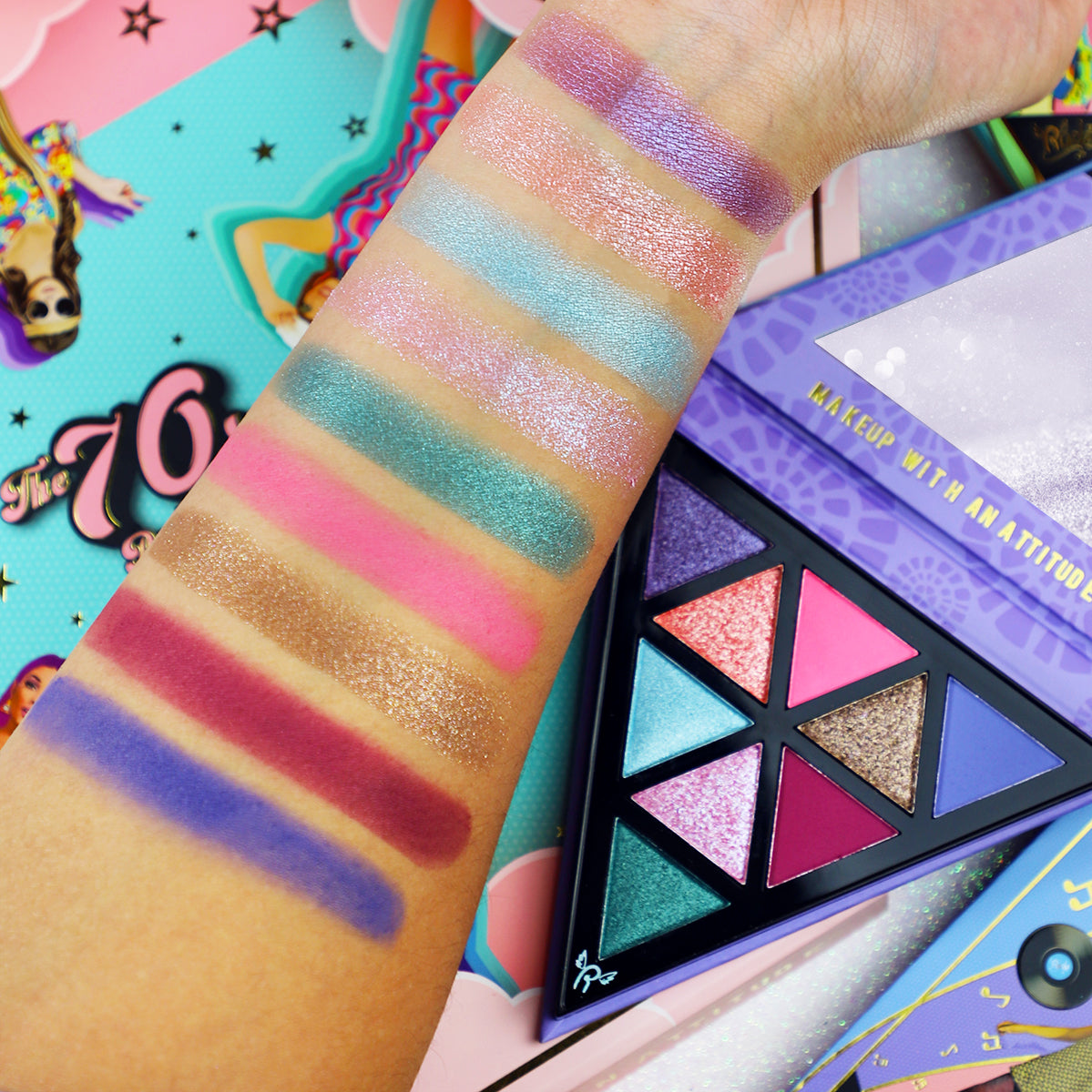 The 70s Palette Eye Shadow by Rude Cosmetics | Fleurcouture