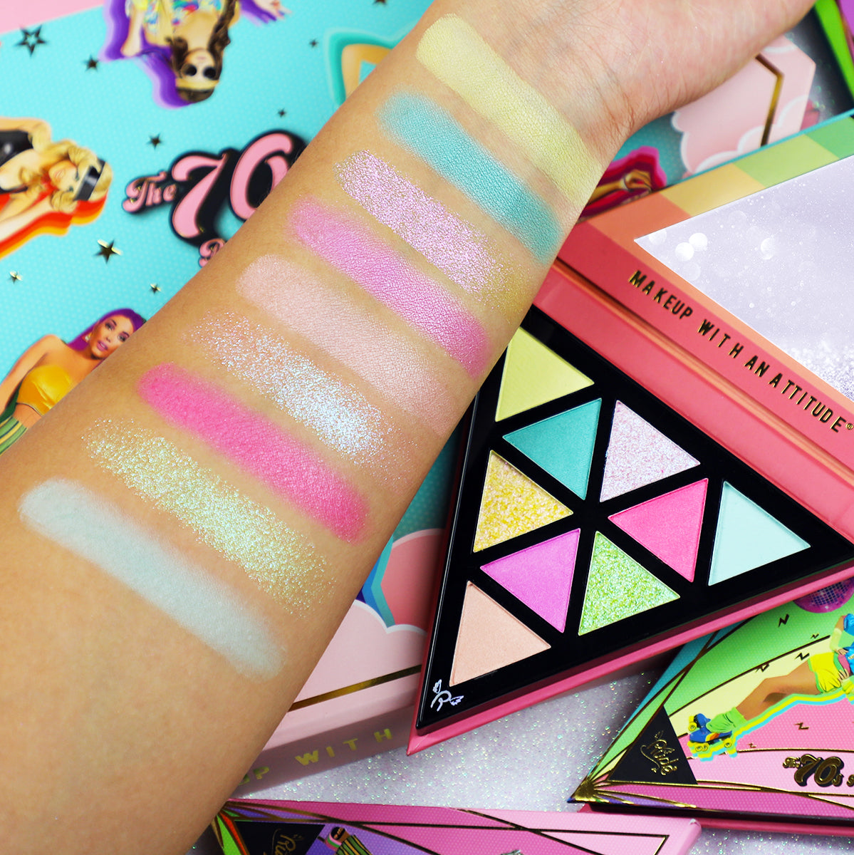 The 70s Palette Eye Shadow by Rude Cosmetics | Fleurcouture