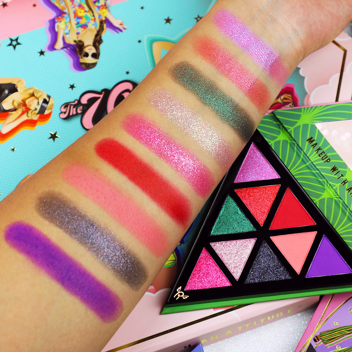 The 70s Palette Eye Shadow by Rude Cosmetics | Fleurcouture