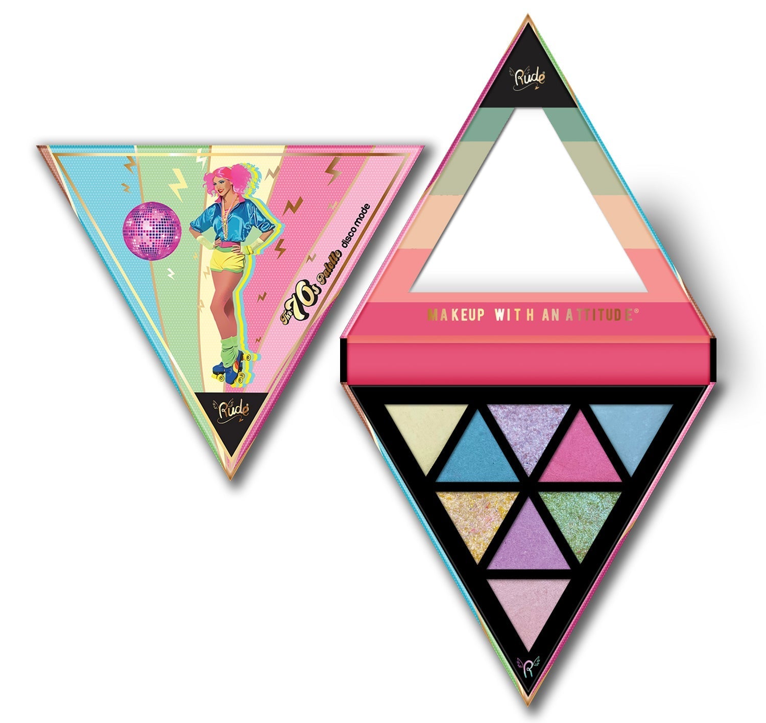 The 70s Palette Eye Shadow by Rude Cosmetics | Fleurcouture