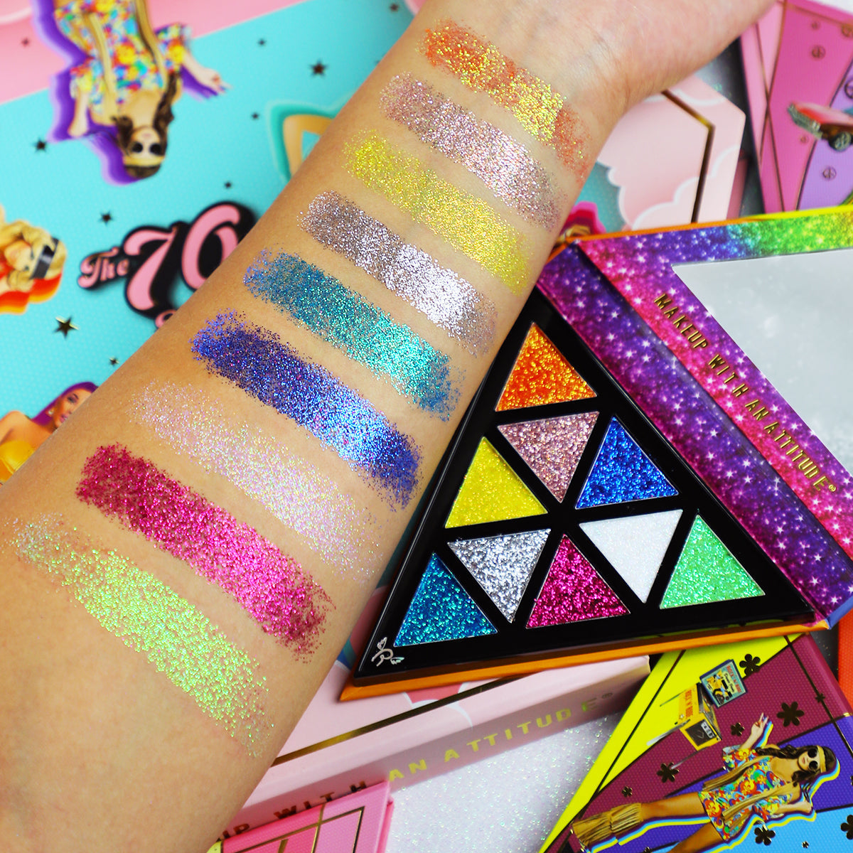 The 70s Palette Eye Shadow by Rude Cosmetics | Fleurcouture