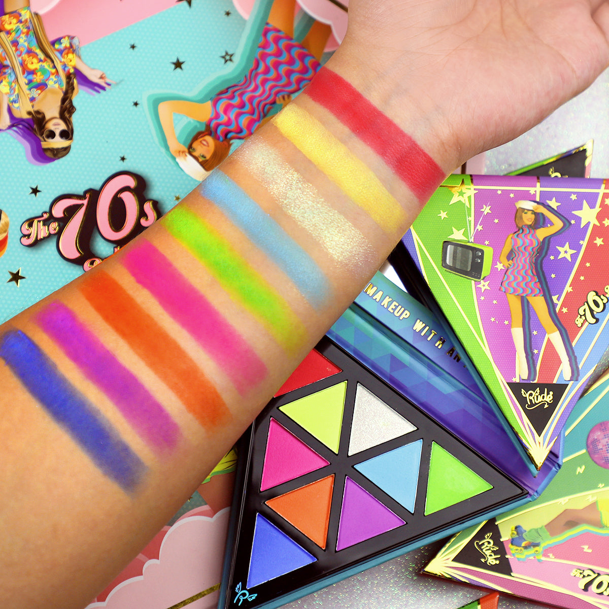 The 70s Palette Eye Shadow by Rude Cosmetics | Fleurcouture