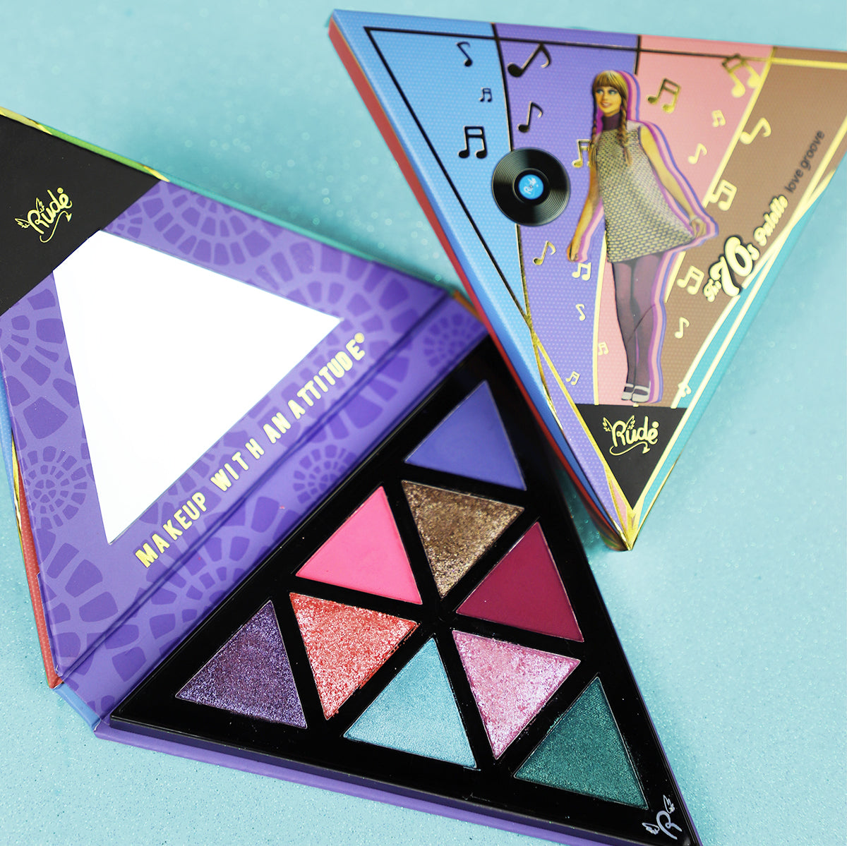 The 70s Palette Eye Shadow by Rude Cosmetics | Fleurcouture