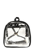 Transparent Clear Backpack BLACK OS by ICCO ACCESSORIES | Fleurcouture