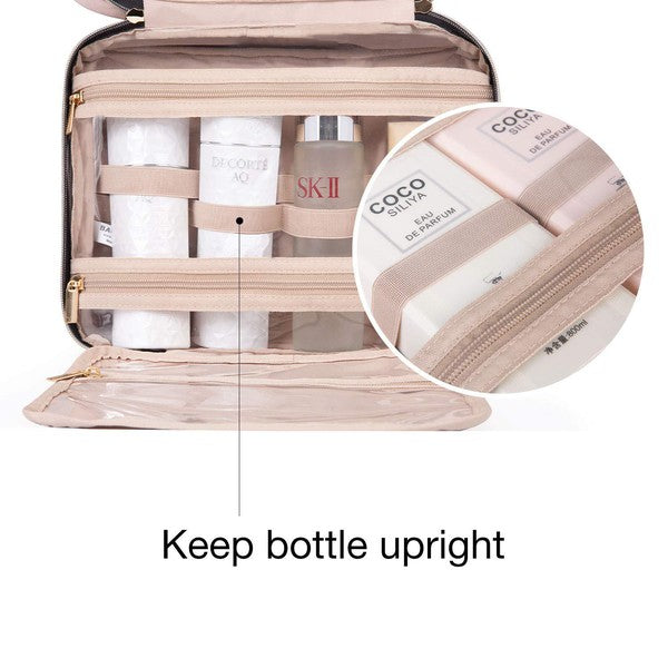 Travel Fold Up Make Up Bag Hanging Organizer 1 by Dani & Em | Fleurcouture