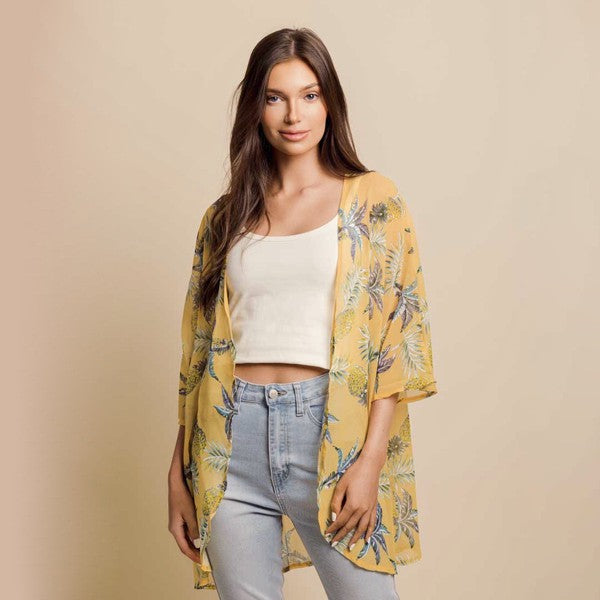 Tropical Kimono Tropical by ClaudiaG Apparel | Fleurcouture