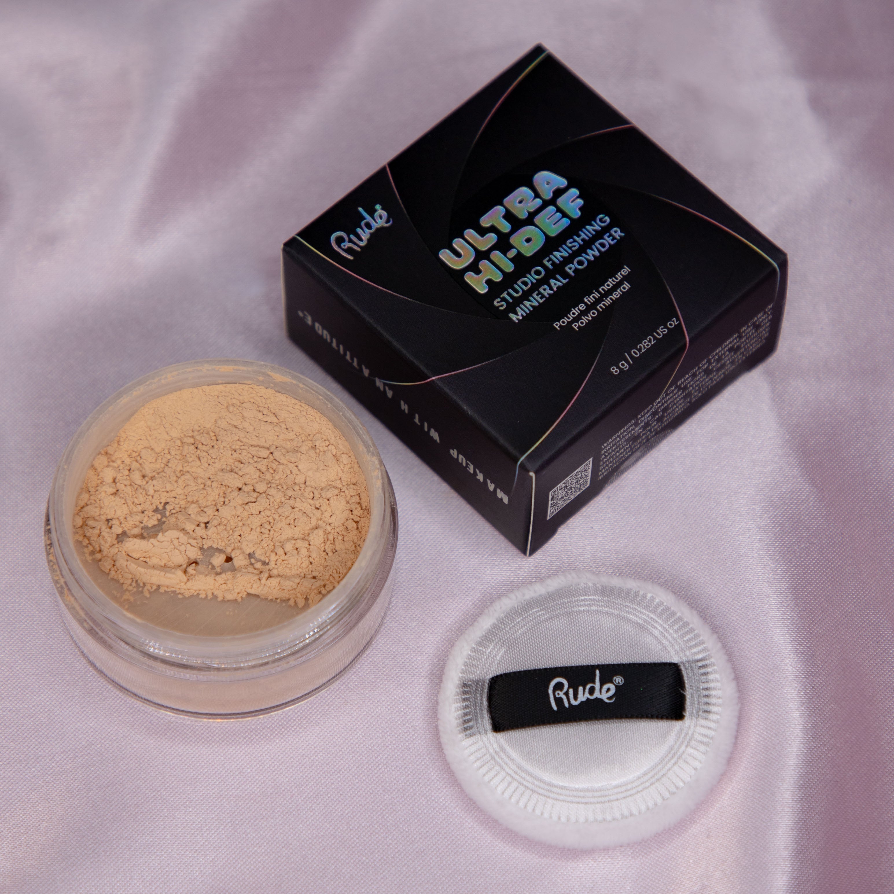 Ultra High Definition Studio Finishing Mineral Powder Setting Spray & Powder by Rude Cosmetics | Fleurcouture