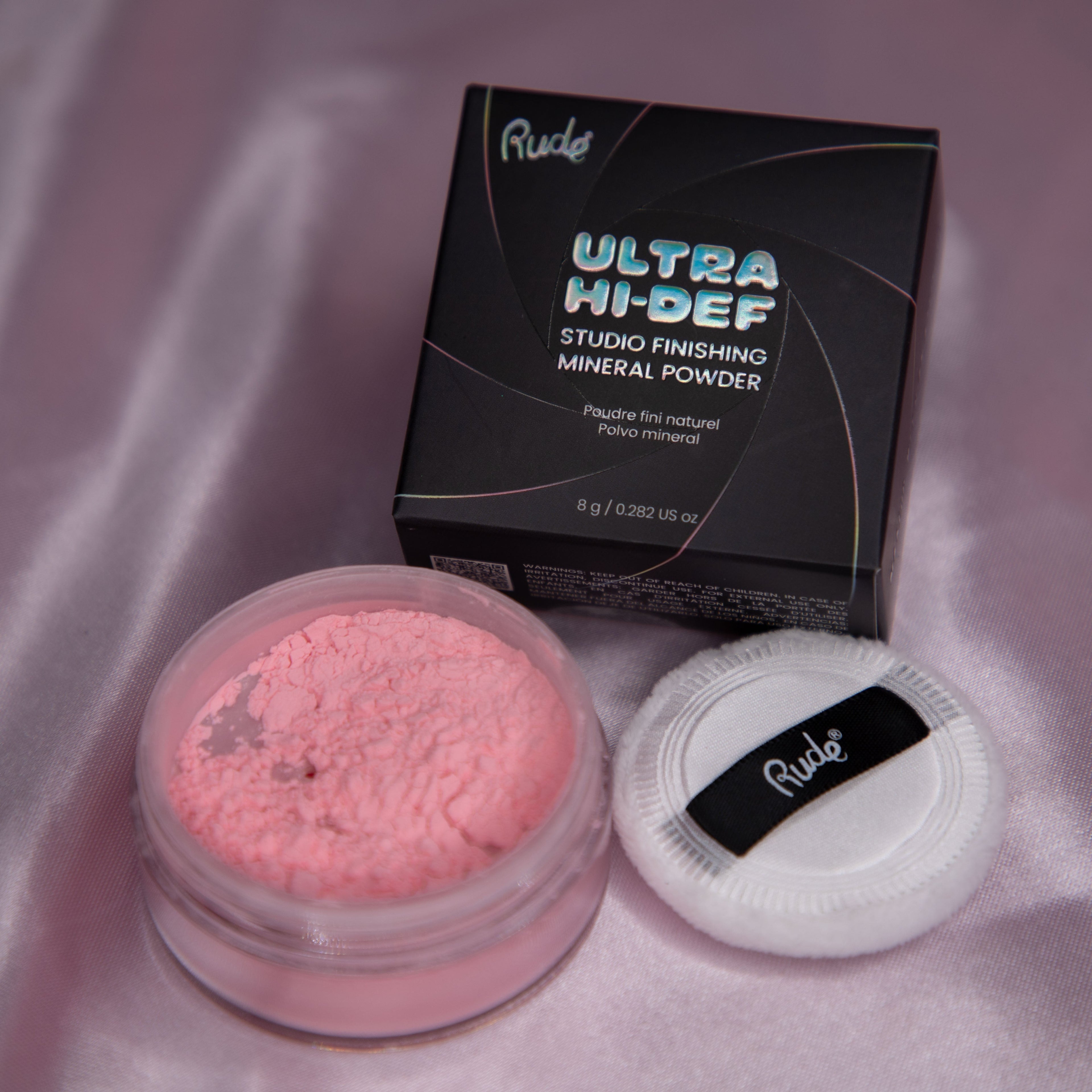 Ultra High Definition Studio Finishing Mineral Powder Setting Spray & Powder by Rude Cosmetics | Fleurcouture
