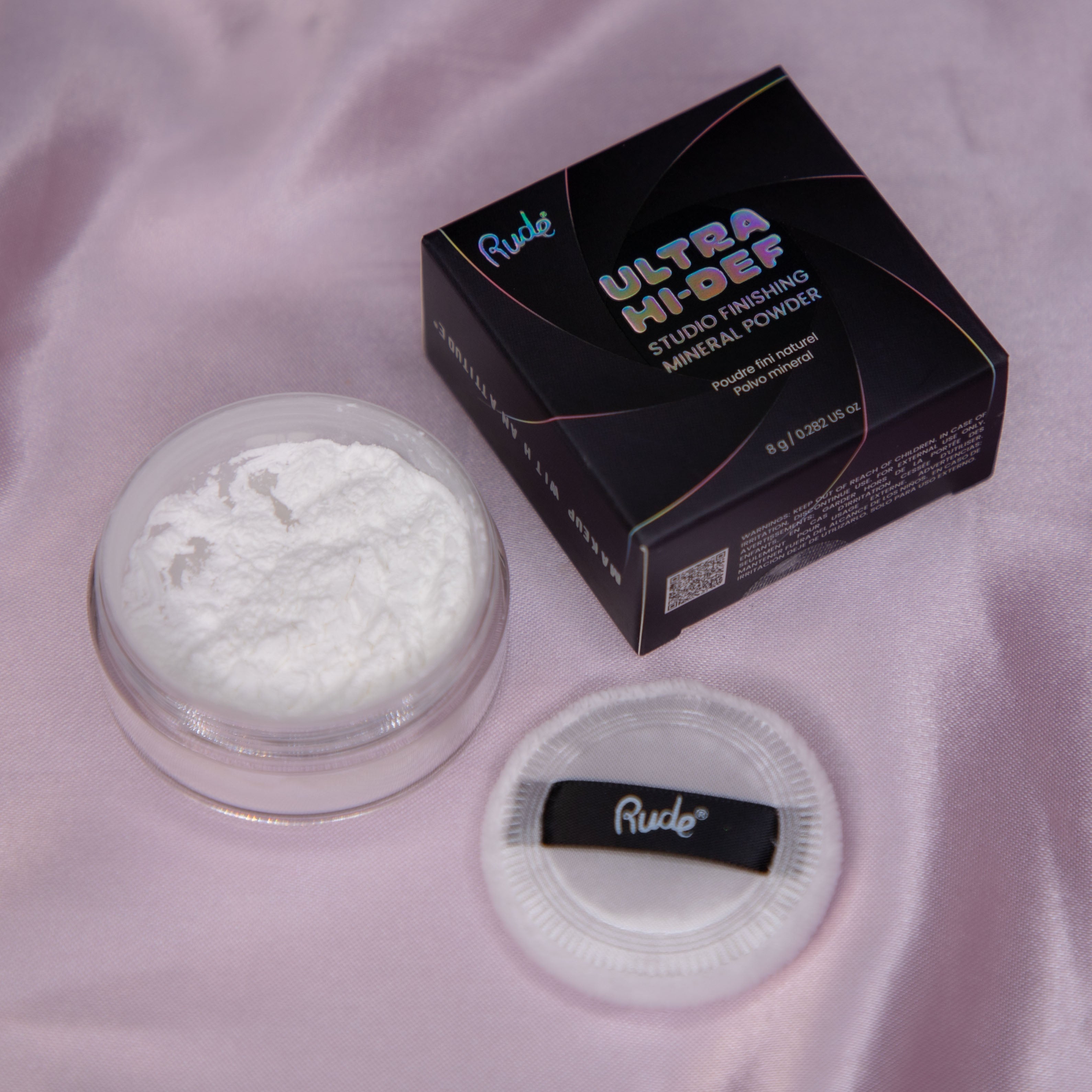 Ultra High Definition Studio Finishing Mineral Powder Setting Spray & Powder by Rude Cosmetics | Fleurcouture