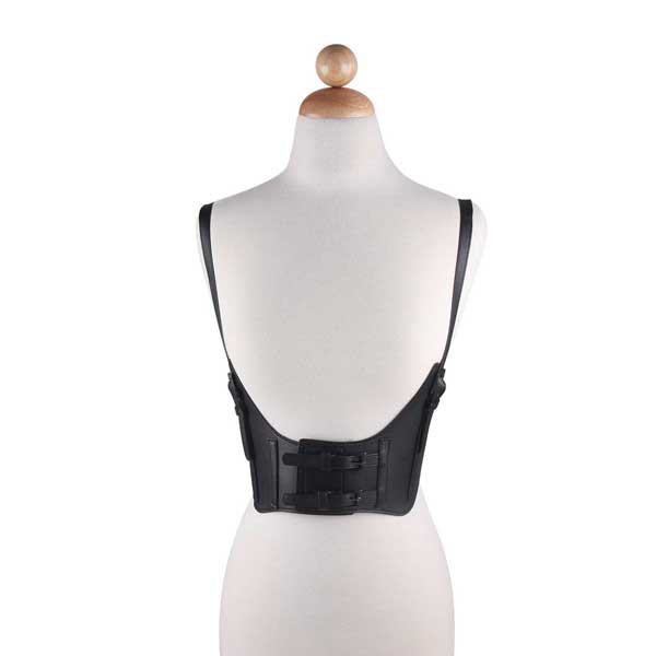 UNDERBUST CORSET BELT BKBK/BLACK Os by Bella Chic | Fleurcouture