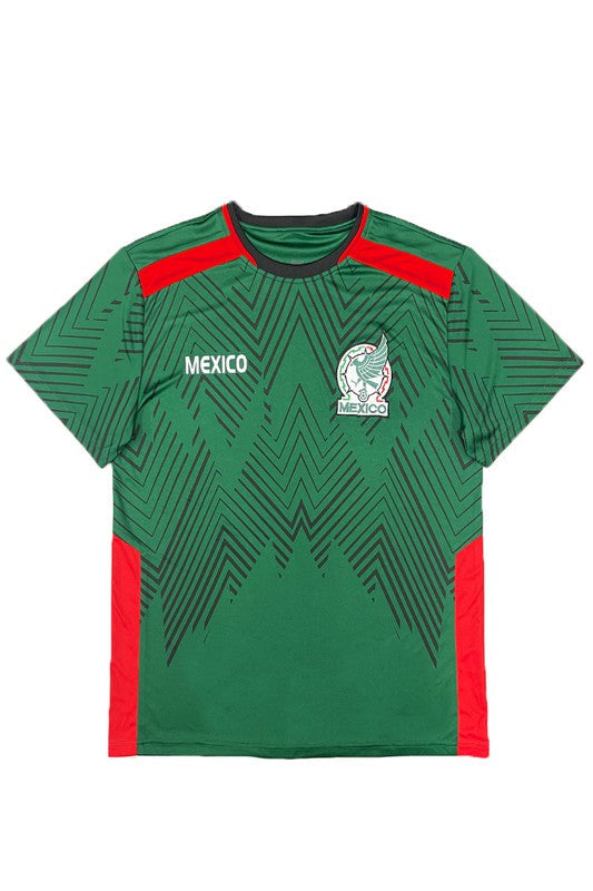 UNISEX MEXICO TEAM WORLD SOCCER JERSEYS TOP GREEN 2XL by WEIV | Fleurcouture