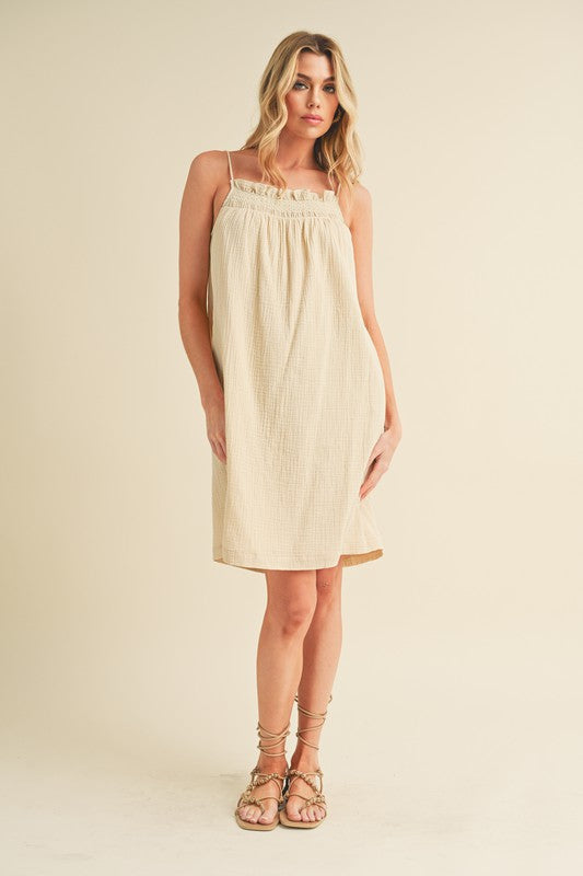 Veda Embroidered Dress OAT S by Aemi + Co | Fleurcouture