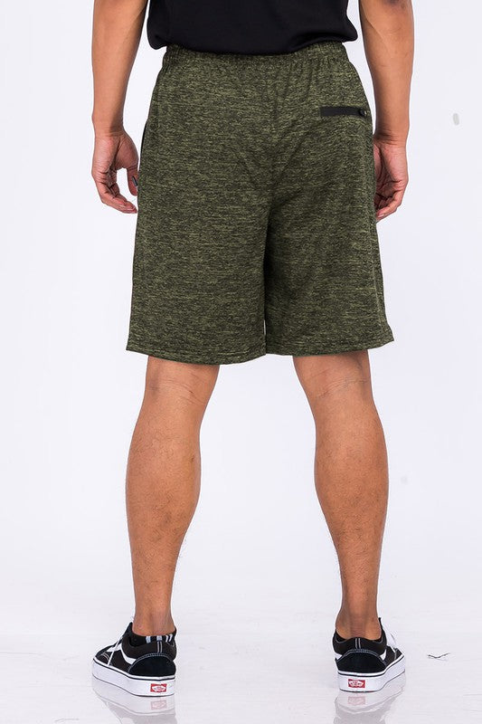 Weiv Marbled Active Running Shorts by WEIV | Fleurcouture