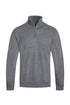 Weiv Mens Knit Quarter Zip Sweater HGREY S by WEIV | Fleurcouture