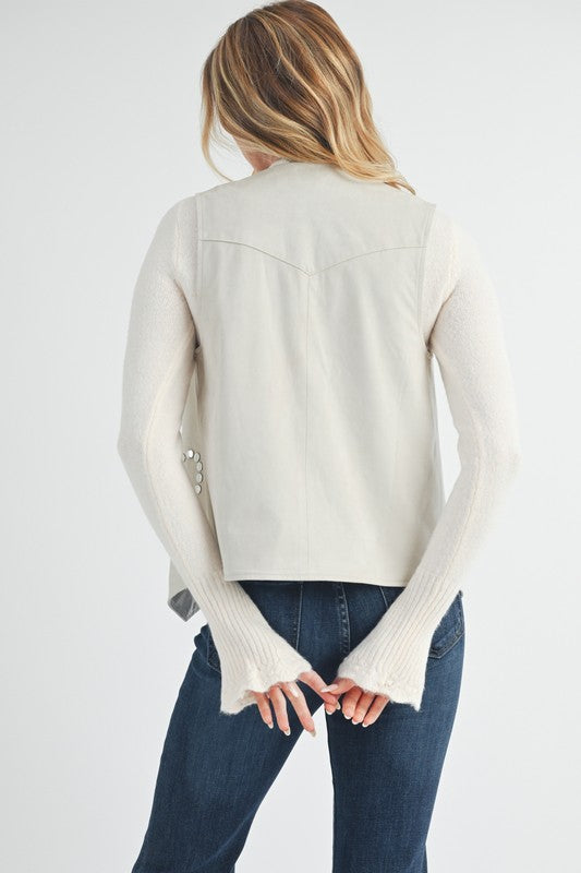 Western Love Vest S by Aemi + Co | Fleurcouture