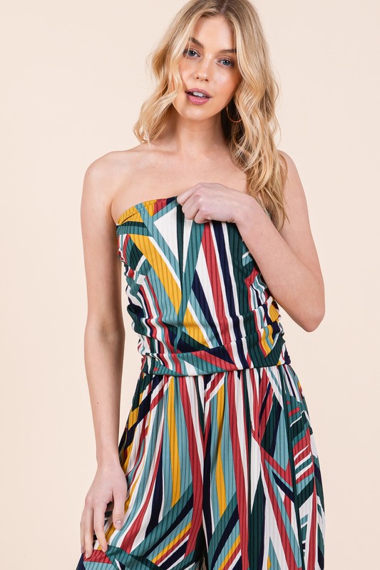 Wide Leg Jumpsuit with Pockets by Orange Farm Clothing | Fleurcouture
