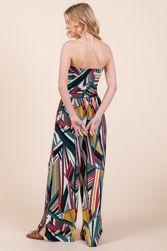 Wide Leg Jumpsuit with Pockets by Orange Farm Clothing | Fleurcouture