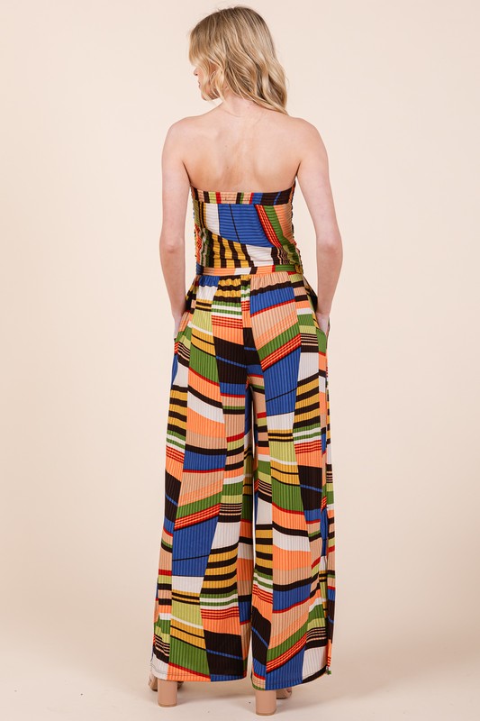 Wide Leg Jumpsuit with Pockets by Orange Farm Clothing | Fleurcouture