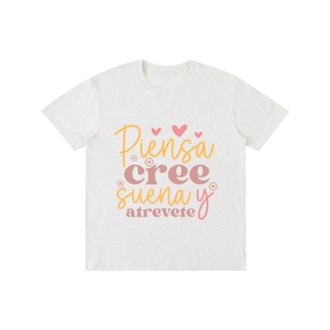 Piensacreesuena,latina,quotes,tee,tshirt