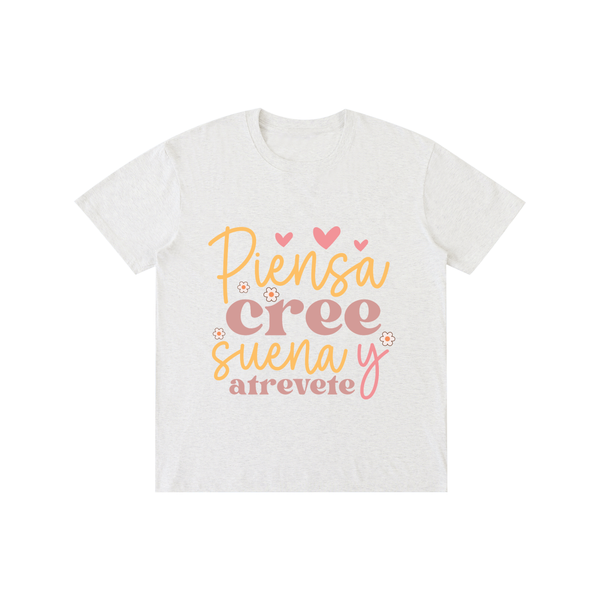 Piensacreesuena,latina,quotes,tee,tshirt