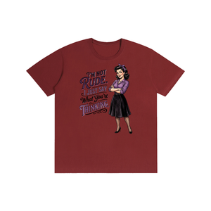 Imnotrude,imnotrudeijustsaywhatyourethinking,tee,tshirt,sarcastic,funny,retro,1950s