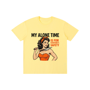 Myalonetime,foreveryonessafety,funny,sarcastic,retro,1950s,tee,tahirt