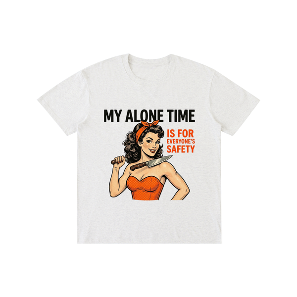 Myalonetime,foreveryonessafety,funny,sarcastic,retro,1950s,tee,tahirt